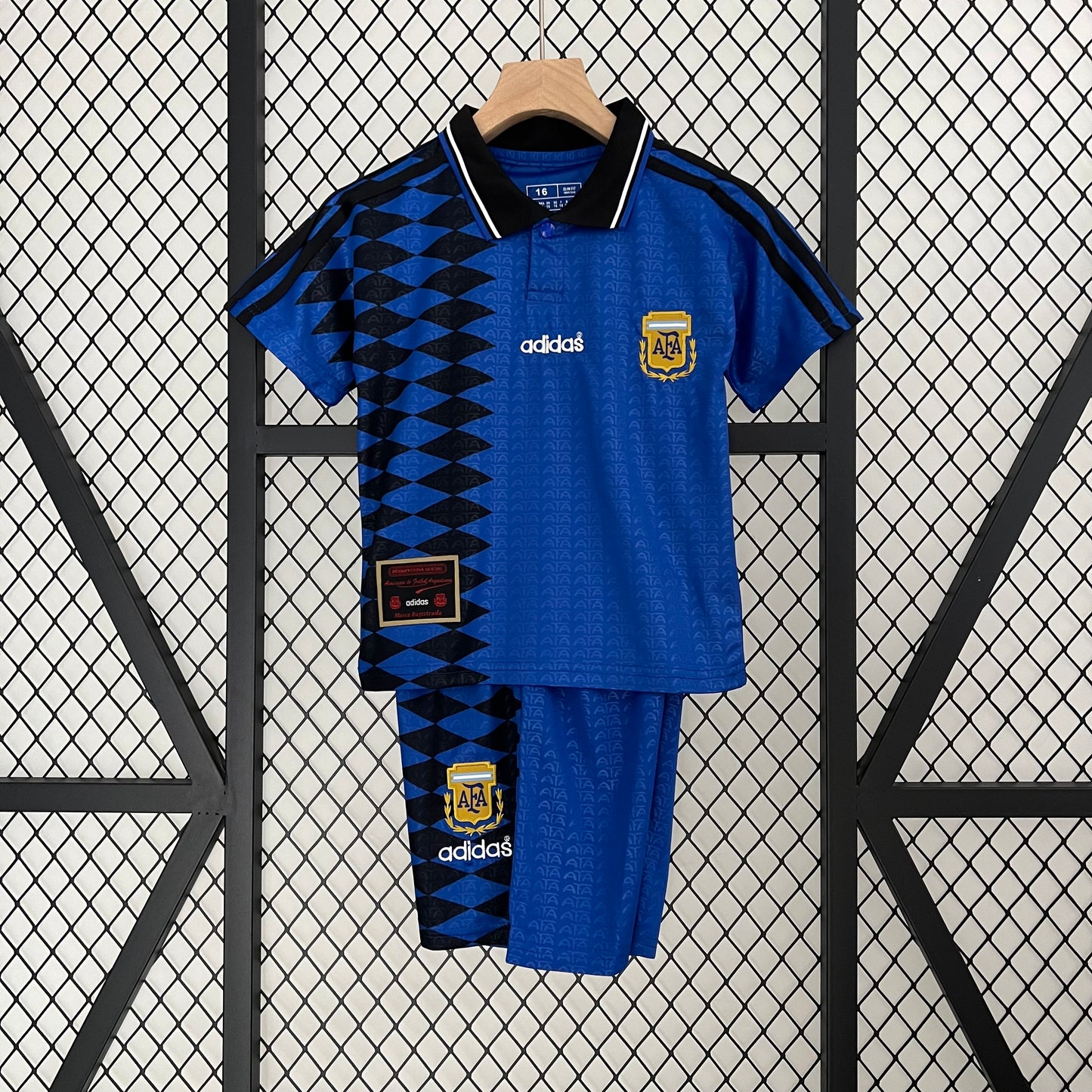 1994 Argentina Away Retro Kids Kit