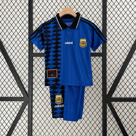 1994 Argentina Away Retro Kids Kit