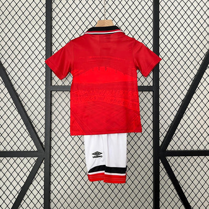 1994/96 Manchester United Home Retro Kids Kit
