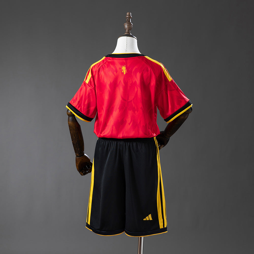 2026 Belgium Home Kids Kit World Cup
