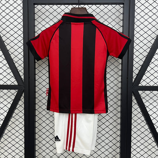 1998/99 AC Milan Home Retro Kids Kit