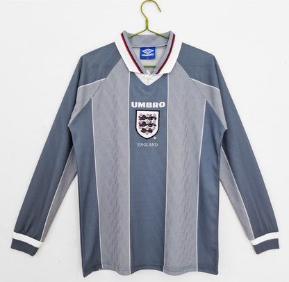 1996 England Away Retro 3B (Long Sleeve)
