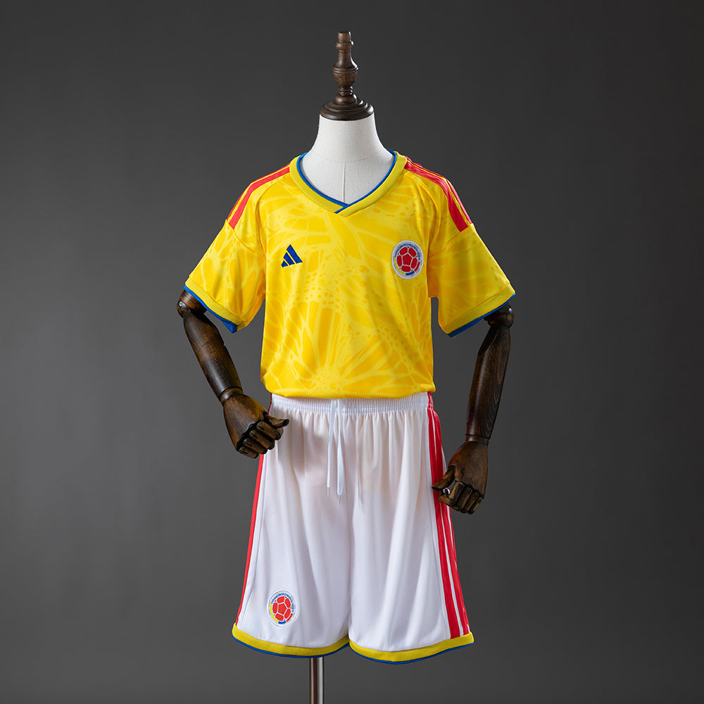 2026 Colombia Home Kids Kit World Cup