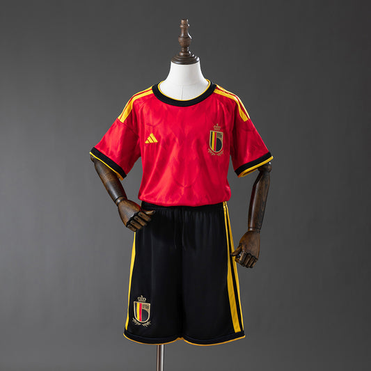 2026 Belgium Home Kids Kit World Cup