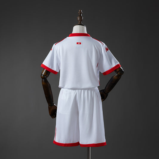 2026 Tunisia Away Kids Kit World Cup