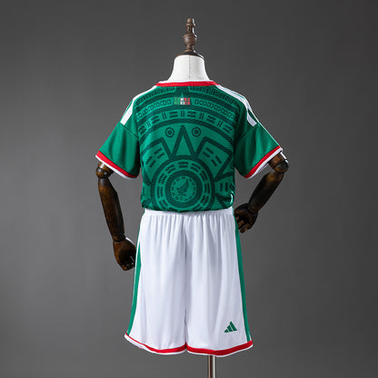 2026 Mexico Home Kids Kit World Cup