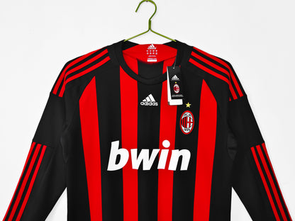 2008/09 AC Milan Home 3B (Long Sleeve)