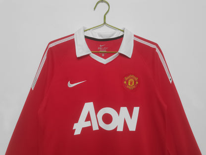 2010/11 Manchester United Home Retro 3B (Long Sleeve)