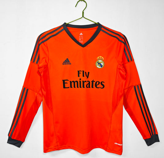 2013/14 Real Madrid Third Orange 3B (Long Sleeve)