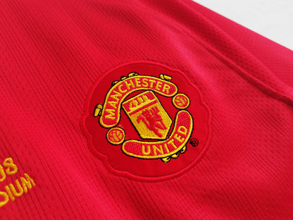 2007/08 Manchester United Home UCL 0B (Long Sleeve)