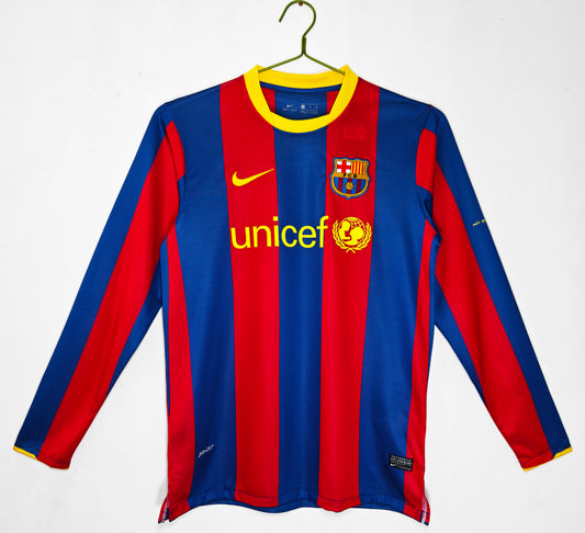 2010/11 Barcelona Home League Version 3B (Long Sleeve)