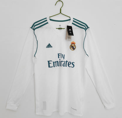 2017/18 Real Madrid Home 3B (Long Sleeve)