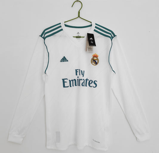2017/18 Real Madrid Home 3B (Long Sleeve)