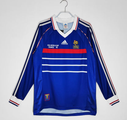 1998 France Home Retro (Final Edition) 3B (Long Sleeve)