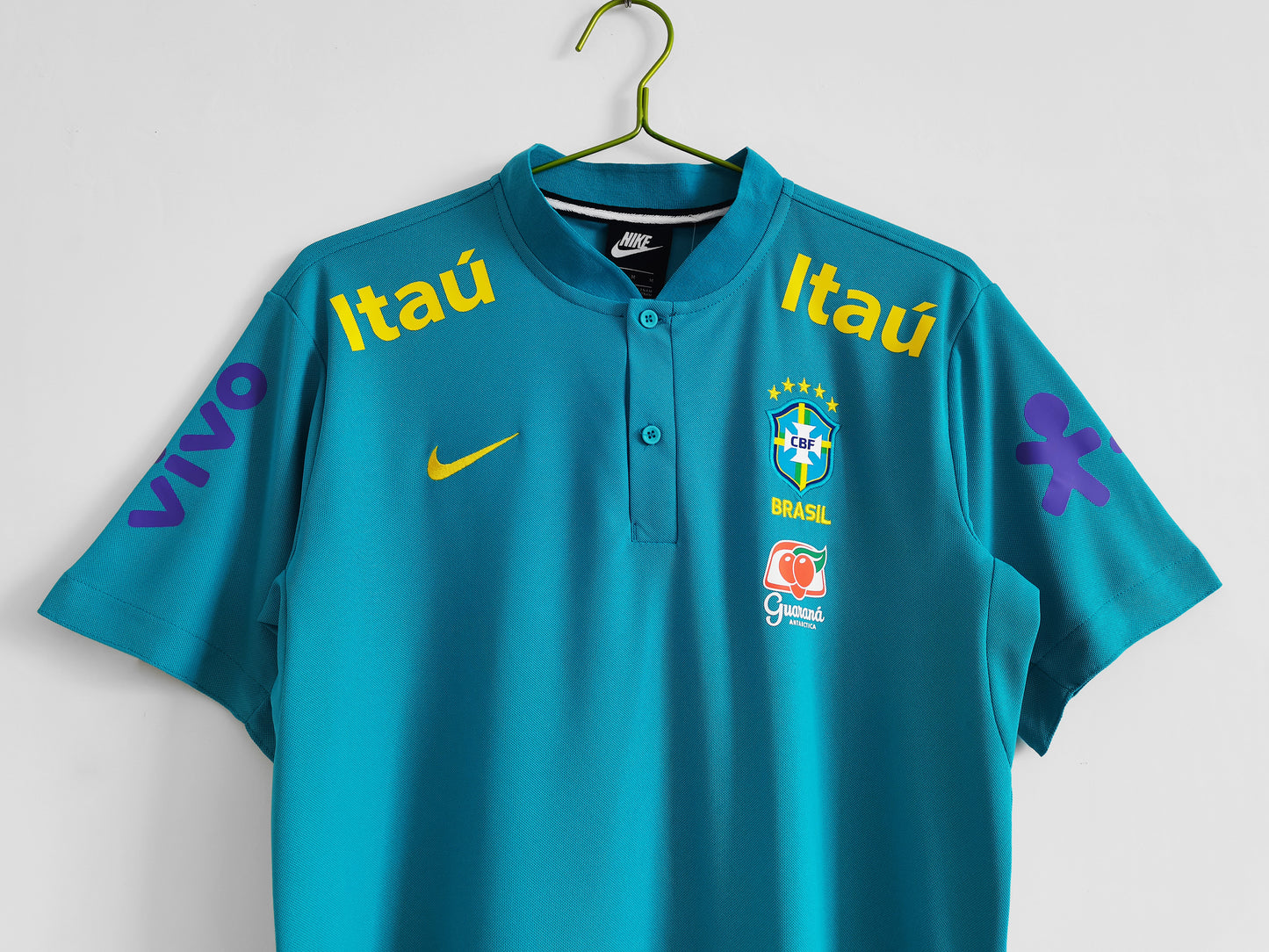 2021 Brazil Blue Polo Shirt 8A
