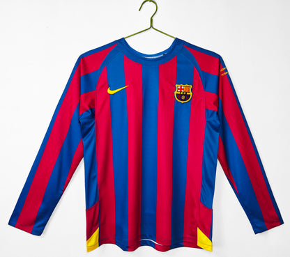 2005/06 Barcelona Home UCL Version 3B (Long Sleeve)
