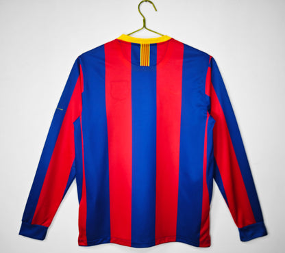 2010/11 Barcelona Home UCL Version 3B (Long Sleeve)