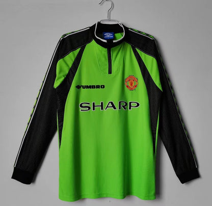 1998/99 Manchester United Goalkeeper Green 5B (Long Sleeve)