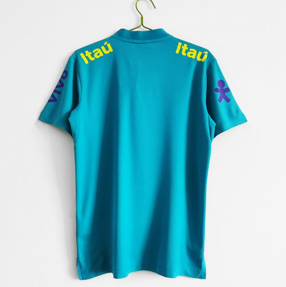 2021 Brazil Blue Polo Shirt 8A