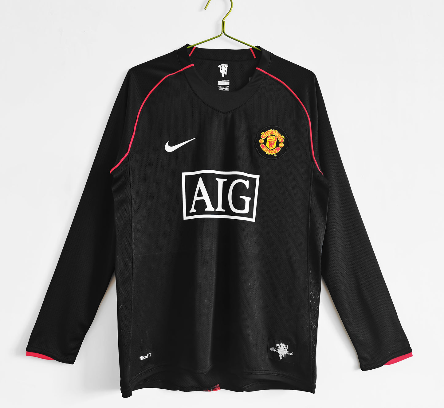 2007/08 Manchester United Away Retro 3B (Long Sleeve)