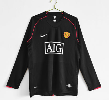 2007/08 Manchester United Away Retro 3B (Long Sleeve)