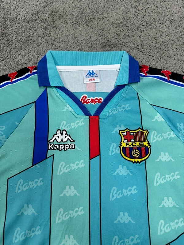 1996/97 Barcelona Away Retro Kids Kit