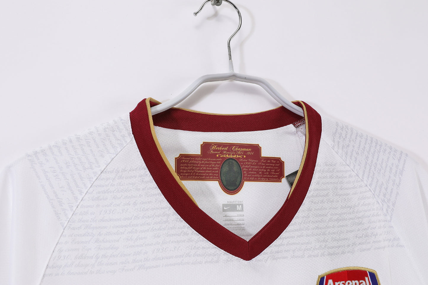 2007/08 Arsenal Away White Retro 8A