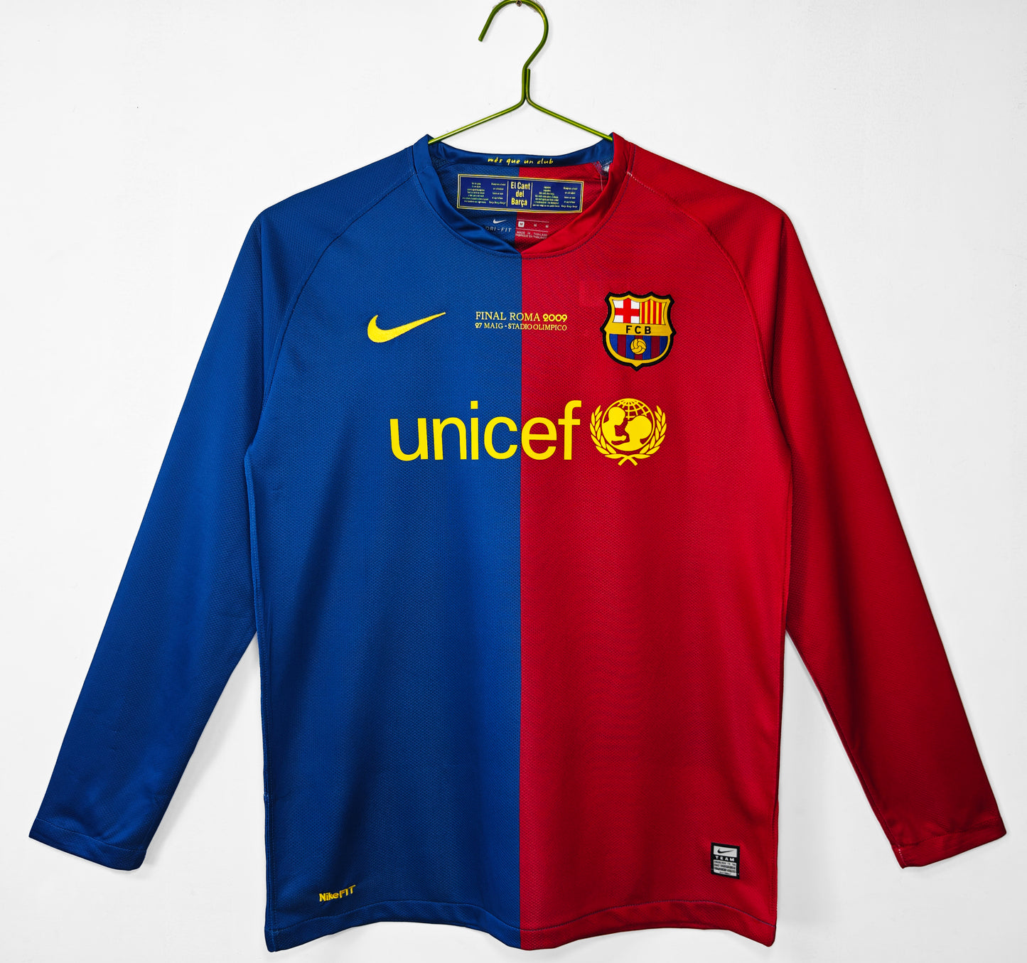 2008/09 Barcelona Home 3B (Long Sleeve)
