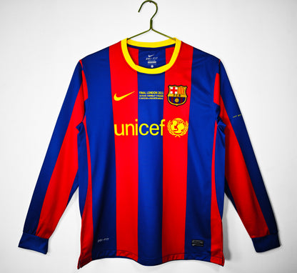 2010/11 Barcelona Home UCL Version 3B (Long Sleeve)