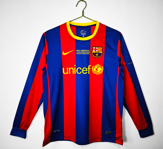 2010/11 Barcelona Home UCL Version 3B (Long Sleeve)