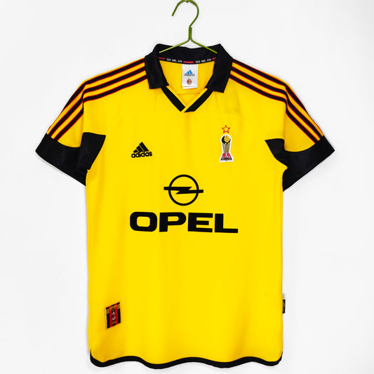 1999/00 AC Milan Away Yellow 8A