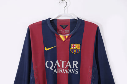 2014/15 Barcelona Home 3B (Long Sleeve)