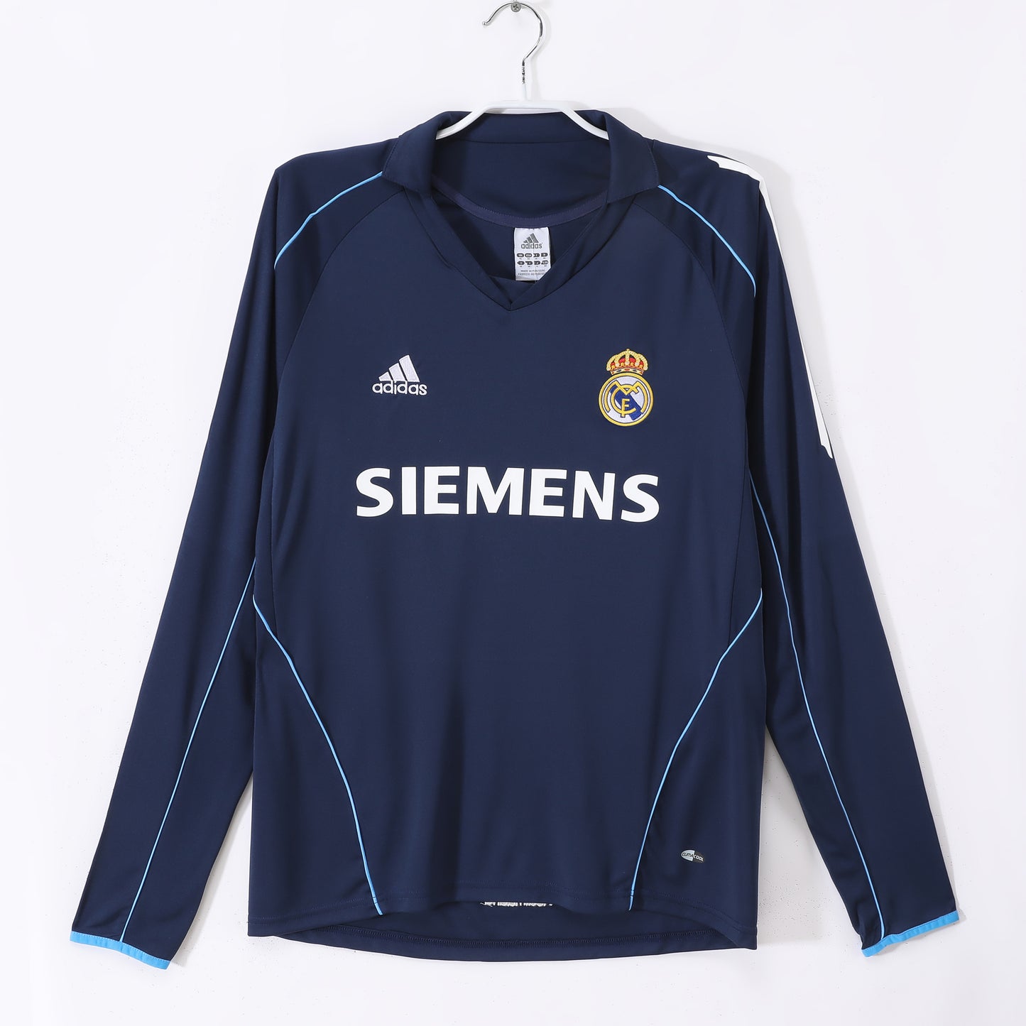 2005/06 Real Madrid Away Royal Blue 3B (Long Sleeve)