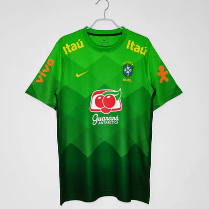 2020 Brazil Dark Green Training Jersey 0A