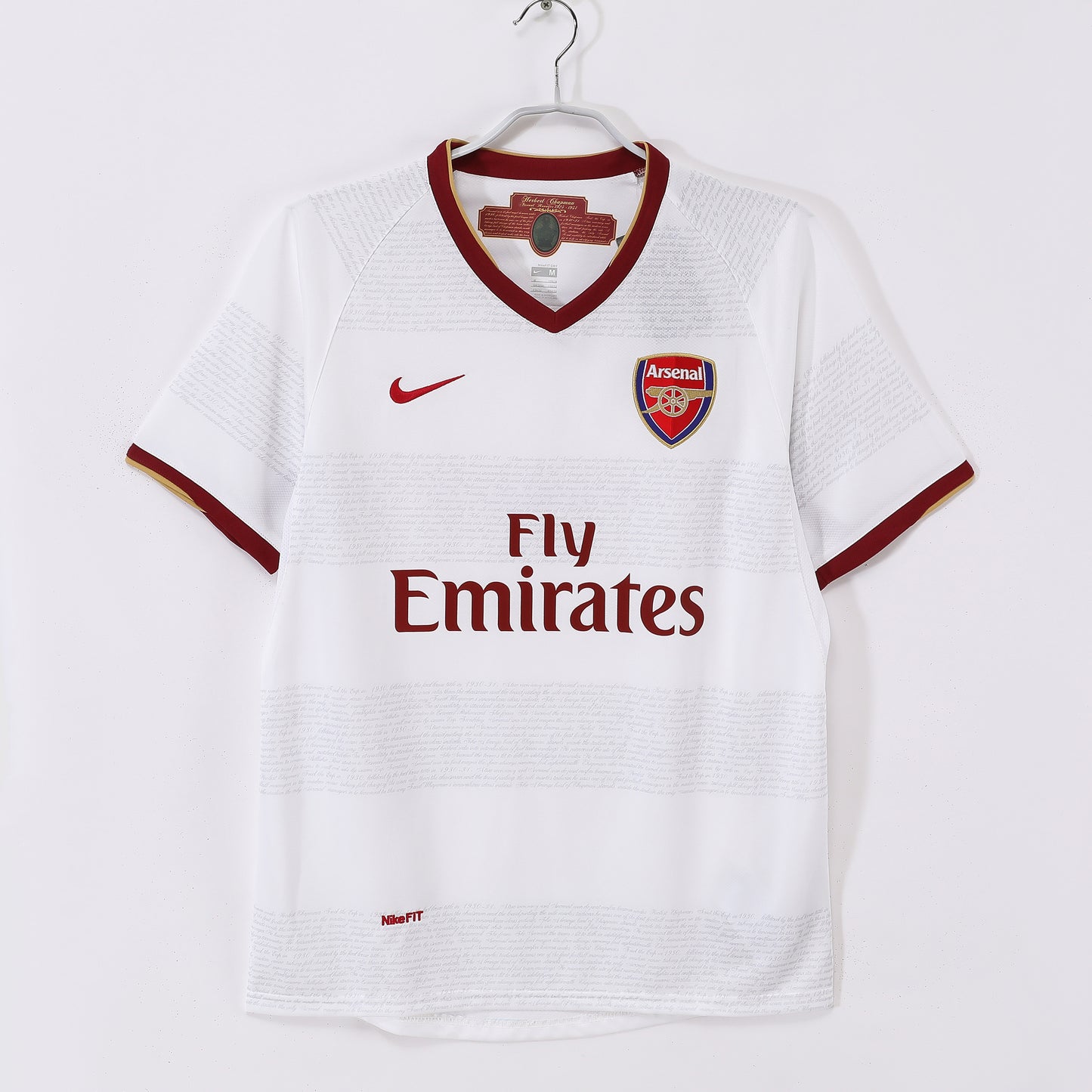 2007/08 Arsenal Away White Retro 8A