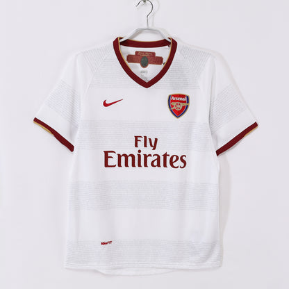2007/08 Arsenal Away White Retro 8A