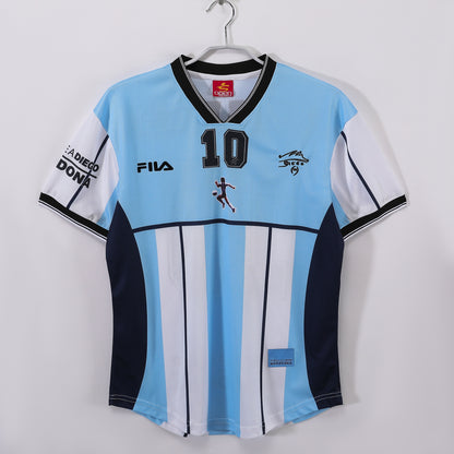 2001 Argentina Home Maradona Farewell 8A