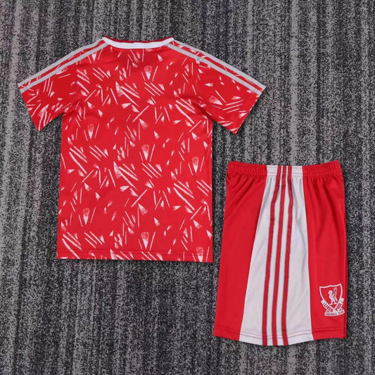 1989/91 Liverpool Home Retro Kids Kit