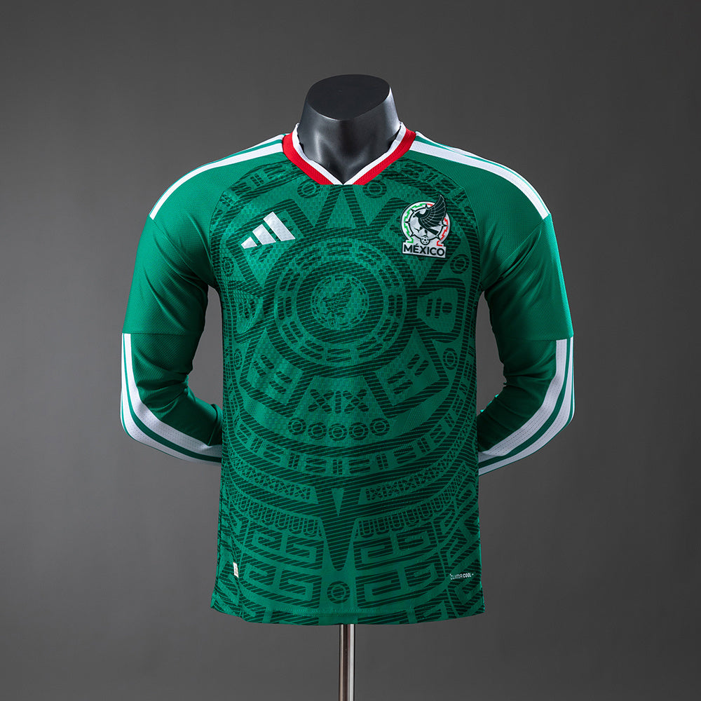 2026 Mexico Home Player Version (Long Sleeve) World Cup