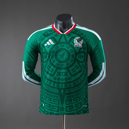 2026 Mexico Home Player Version (Long Sleeve) World Cup