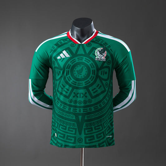 2026 Mexico Home Player Version (Long Sleeve) World Cup