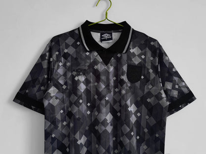 1990 England Black Retro 5A (Umbro Logo)