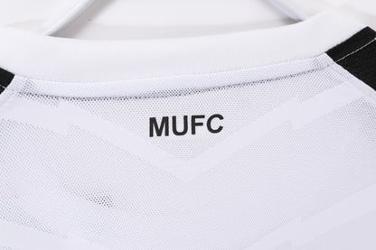 2010/11 Manchester United Away White UCL Retro 3B (Long Sleeve)