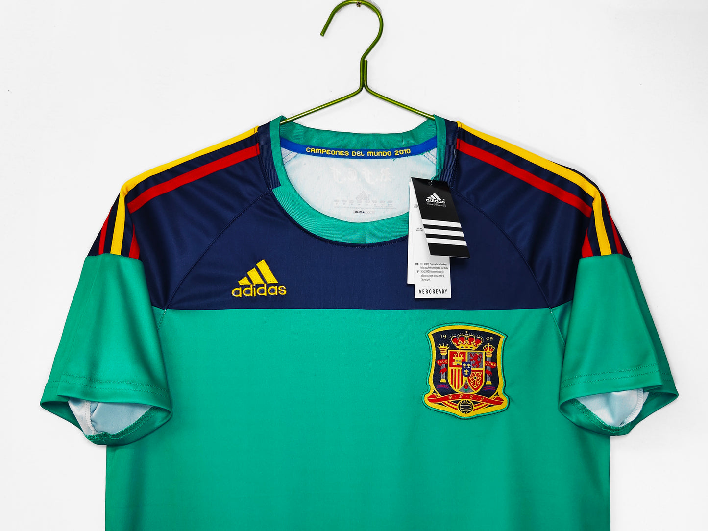 2010 Spain Goalkeeper Green Retro 8A