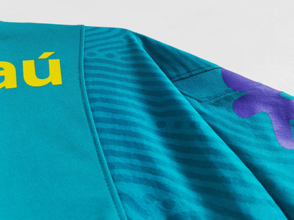 2021 Brazil Blue Training Jersey 8A
