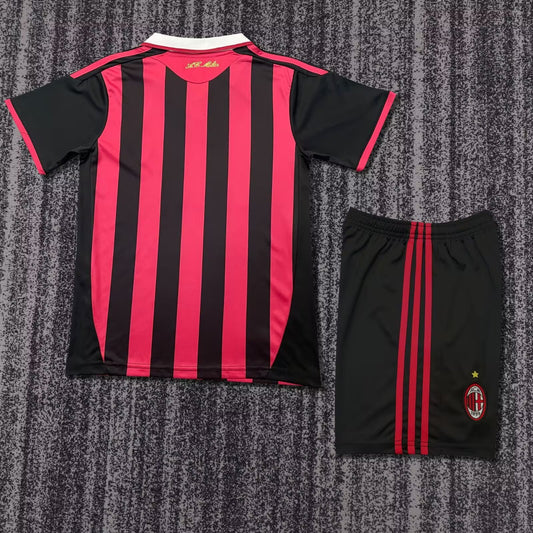 2009/10 AC Milan Home Kids Kit