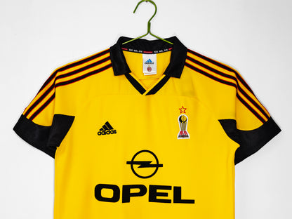 1999/00 AC Milan Away Yellow 8A