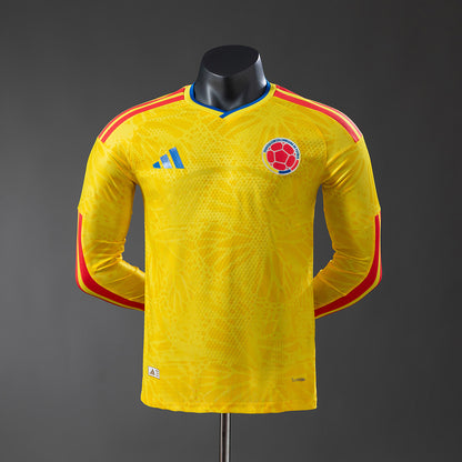 2026 Colombia Home Player Version (Long Sleeve) World Cup