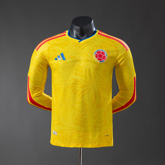 2026 Colombia Home Player Version (Long Sleeve) World Cup