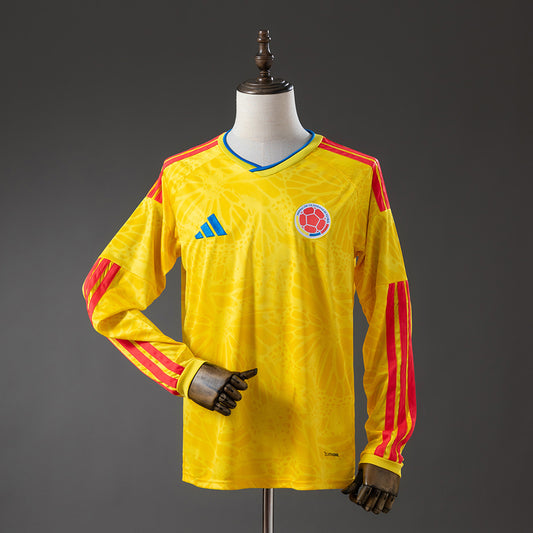 2026 Colombia Home Fan Version (Long Sleeve) World Cup